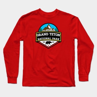 GRAND TETON NATIONAL PARK WYOMING BEAR 1929 HIKING CAMPING CLIMBING Long Sleeve T-Shirt